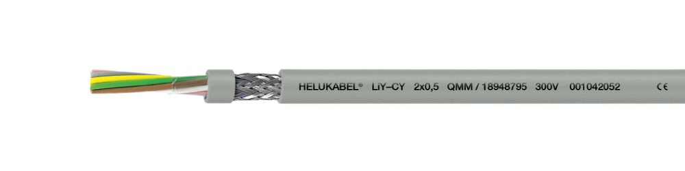 (LIY-CY) 5X0,75 QMM GR 300/300V; PVC/PVC RAL 7001 - 18048805 - KP HELUKABEL