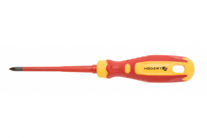 ŚRUBOKRĘT KRZYŻAKOWY PH1 100 MM, 1000 V, STAL CRMO - HT1S965 - HOGERT