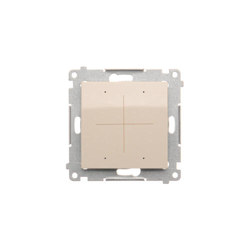 Kontroler przyciskowy - 30 akcji do obsługi innych sterowników, sterowany smartfonem [WiFi]; 230V (moduł); kremowy - DEK1W.01/41 - KONTAKT SIMON