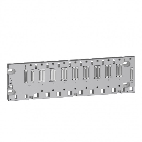 X80 Kaseta Ethernet, 8 slotów, - BMEXBP0800 - SCHNEIDER ELECTRIC