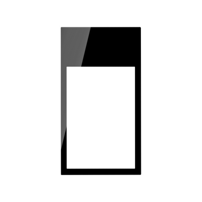 Ramka minimal pionowa 2-krotna, 3x1/2; czarny - 10002621-138 - KONTAKT SIMON