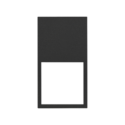 Ramka minimal pionowa 2-krotna, 2x1/2; czarny mat - 10002620-238 - KONTAKT SIMON