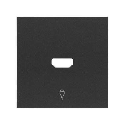 Pokrywa gniazdo HDMI pojedynczego; czarny mat - 10001094-238 - KONTAKT SIMON