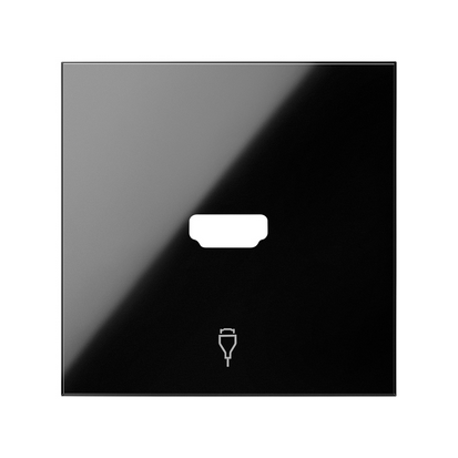 Pokrywa gniazdo HDMI pojedynczego; czarny - 10001094-138 - KONTAKT SIMON