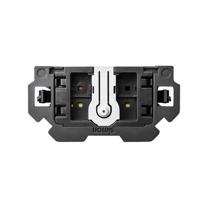 Łącznik dwubiegunowy naciskowy (mechanizm 1/2, bez ramki montażowej) 10 AX, 250V~, 1click - 10000133-039 - KONTAKT SIMON