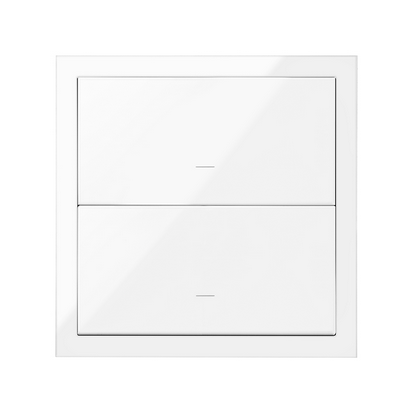 Panel 1-krotny: 2 klawisze; biały - 10020103-130 - KONTAKT SIMON
