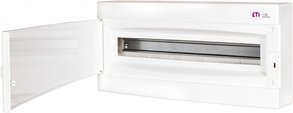 ROZDZIELNIA TWORZYWO NATYNKOWA IP40 1X24 MOD ECT 1X24PO-S - 001100283 - ETI