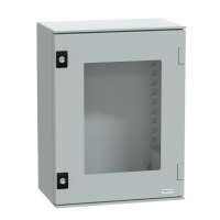 Thalassa Obudowa poliestrowa wisząca PLM z drzwiami transparentnymi IP66 430x330x200 mm - NSYPLM43TG - SCHNEIDER ELECTRIC