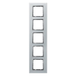 RAMKA PIĘCIOKROTNA SZKLANA ALUMINIUM B.7 - 10156414 - HAGER