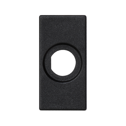 PŁYTKA K45/2 22,5X45MM Z OTWOREM ?14MM; SZARY GRAFIT - K103/14 - KONTAKT SIMON