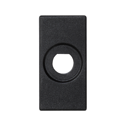 PŁYTKA K45/2 22,5X45MM Z OTWOREM ?10MM; SZARY GRAFIT - K102/14 - KONTAKT SIMON