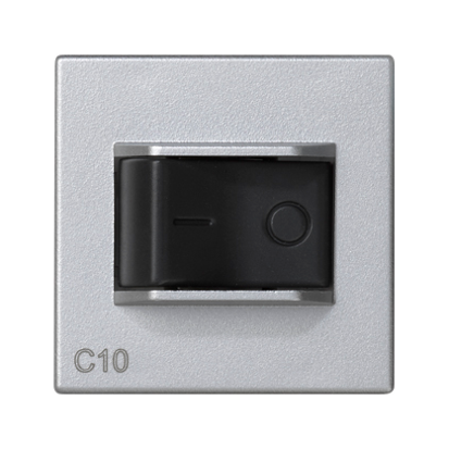 WYŁĄCZNIK NADMIAROWO-PRĄDOWY K45 C10A; ALUMINIUM - K106A/8 - KONTAKT SIMON