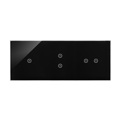 PANEL DOTYKOWY S54 TOUCH, 3 MODUŁY, 1 POLE DOTYKOWE + 2 POLA DOTYKOWE PIONOWE + 2 POLA DOTYKOWE POZIOME, ZASTYGŁA LAWA - DSTR3132/73 - KONTAKT SIMON