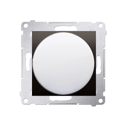 SYGNALIZATOR ŚWIETLNY LED &ndash; ŚWIATŁO BIAŁE (MODUŁ) 230V~; BRĄZ MAT - DSS1.01/46 - KONTAKT SIMON