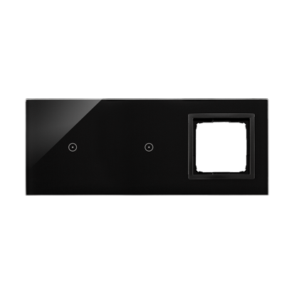 PANEL DOTYKOWY S54 TOUCH, 3 MODUŁY, 1 POLE DOTYKOWE + 1 POLE DOTYKOWE, + 1 OTWÓR NA OSPRZĘT S54, WULKANICZNA LAWA - DSTR3110/75 - KONTAKT SIMON