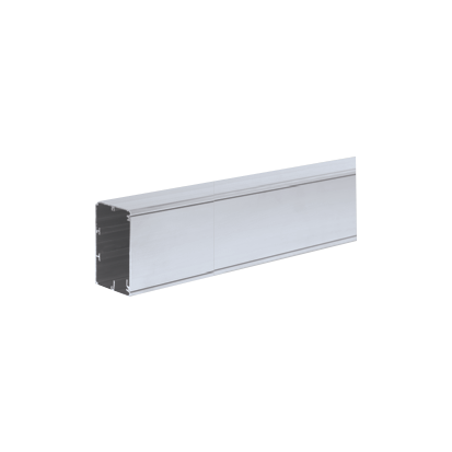 KANAŁ 1-KOM. CABLOPLUS TS ALU 90X55MM, OSPRZĘT UNIWERSALNY, DŁ. 2 MB, CENA ZA 1MB; ALUMINIUM - TS9055/8 - KONTAKT SIMON