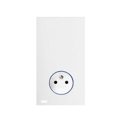 Gniazdo z uziemieniem / centralka Hub Pro iO *  ! Wersja tylko monoblock, Mocowany do pojedynczej puszki o głębokości min. 60 mm. biały mat - 10032109-230 - KONTAKT SIMON