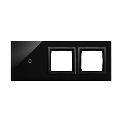 PANEL DOTYKOWY S54 TOUCH, 3 MODUŁY, 1 POLE DOTYKOWE + 2 OTWORY NA OSPRZĘTY S54, WULKANICZNA LAWA - DSTR3100/75 - KONTAKT SIMON