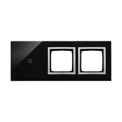 PANEL DOTYKOWY S54 TOUCH, 3 MODUŁY, 1 POLE DOTYKOWE + 2 OTWORY NA OSPRZĘTY S54, KSIĘŻYCOWA LAWA - DSTR3100/74 - KONTAKT SIMON