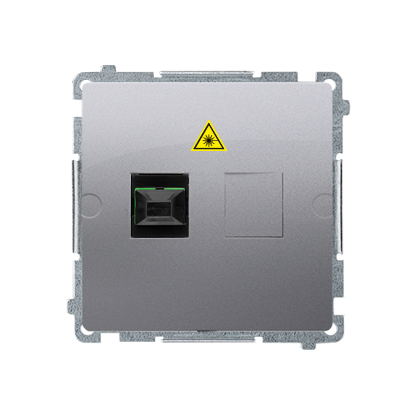 GNIAZDO ŚWIATŁOWODOWE / OPTYCZNE POJEDYNCZE SC/APC (MODUŁ); STAL INOX - BMGS1.01/21 - KONTAKT SIMON