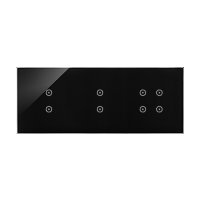 PANEL DOTYKOWY S54 TOUCH, 3 MODUŁY, 2 POLA DOTYKOWE PIONOWE + 2 POLA DOTYKOWE PIONOWE + 4 POLA DOTYKOWE ZASTYGŁA LAWA - DSTR3334/73 - KONTAKT SIMON