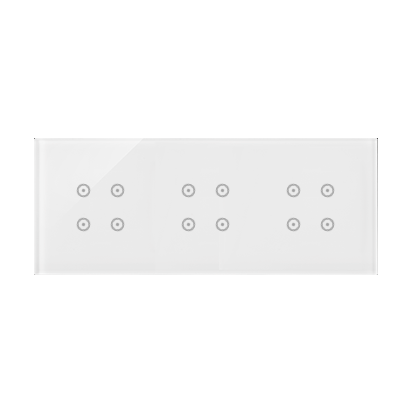 PANEL DOTYKOWY S54 TOUCH, 3 MODUŁY, 4 POLA DOTYKOWE + 4 POLA DOTYKOWE + 4 POLA DOTYKOWE BIAŁA PERŁA - DSTR3444/70 - KONTAKT SIMON