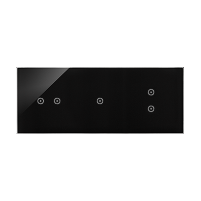 PANEL DOTYKOWY S54 TOUCH, 3 MODUŁY, 2 POLA DOTYKOWE POZIOME + 1 POLE DOTYKOWE + 2 POLA DOTYKOWE PIONOWE, ZASTYGŁA LAWA - DSTR3213/73 - KONTAKT SIMON