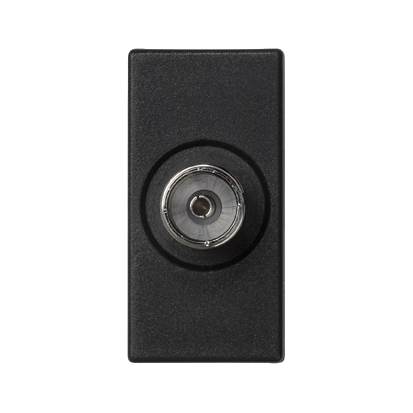 PŁYTKA K45/2 GN. TV ŻEŃSKIE 22,5X45MM + WKŁAD; SZARY GRAFIT - K102B/14 - KONTAKT SIMON