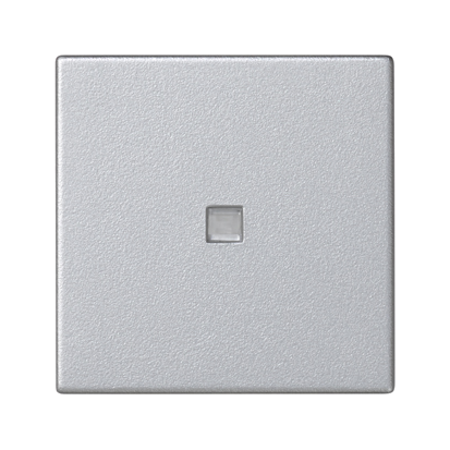 KLAWISZ 45X45 ŁĄCZNIKA ZWIERNEGO Z PODŚWIETLENIEM; ALUMINIUM - K114/8 - KONTAKT SIMON