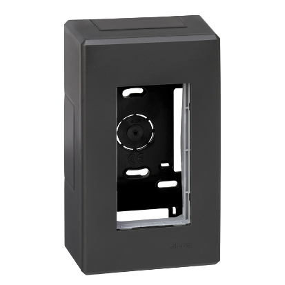 OBUDOWA NATYNKOWA S500 1-MODUŁOWA, 2X K45; KOMPLETNA; SZARY GRAFIT - 51000001-038 - KONTAKT SIMON