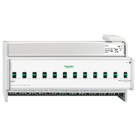 KNX aktor załączający REG-K 12x 230 V 16 A jasnoszary z uruchomieniem ręcznym - MTN648493 - SCHNEIDER ELECTRIC