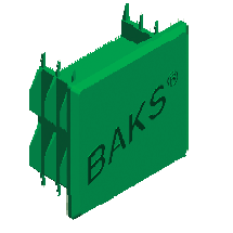 Nakładka ochronna NOW40x40  - 760400 - BAKS