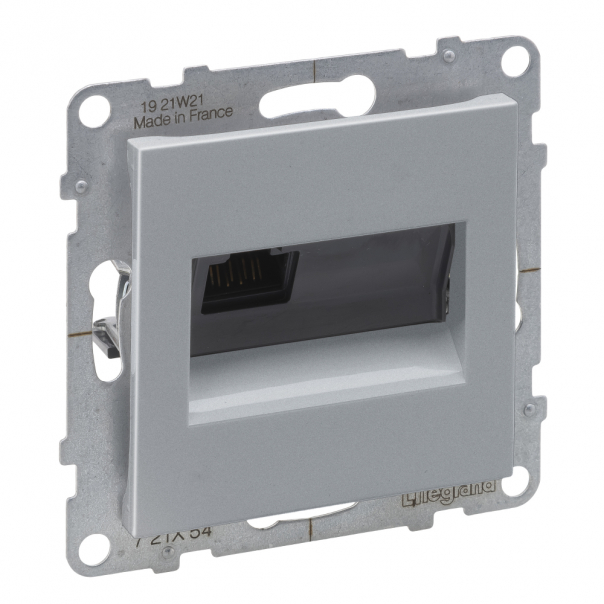 GNIAZDO RJ45/KAT 6A UTP ALUMINIUM SUNO - 721354 - LEGRAND