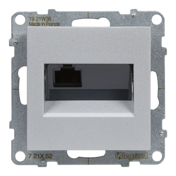 GNIAZDO RJ45/KAT 6 UTP ALUMINIUM SUNO - 721352 - LEGRAND