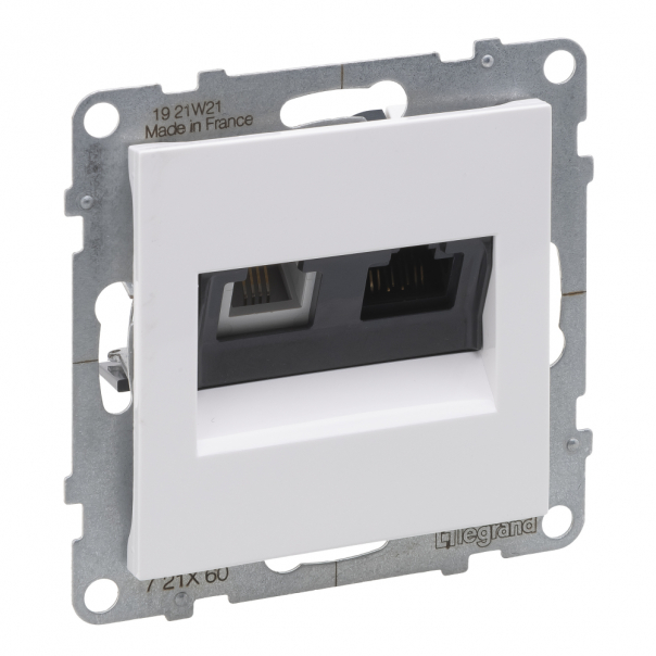 SU:B-GN.RJ11+RJ45/KAT6 UTP - 721160 - LEGRAND