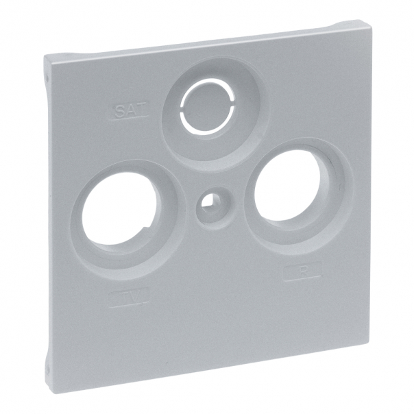 PLAKIETKA TV-R-SAT 30MM ALUMINIUM SUNO - 721374 - LEGRAND