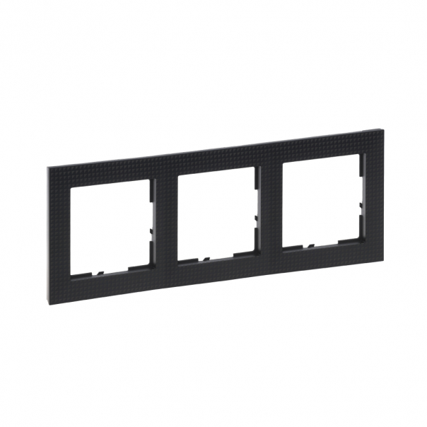 RAMKA - 3X WZORZYSTA CZERŃ  SUNO - 721573 - LEGRAND