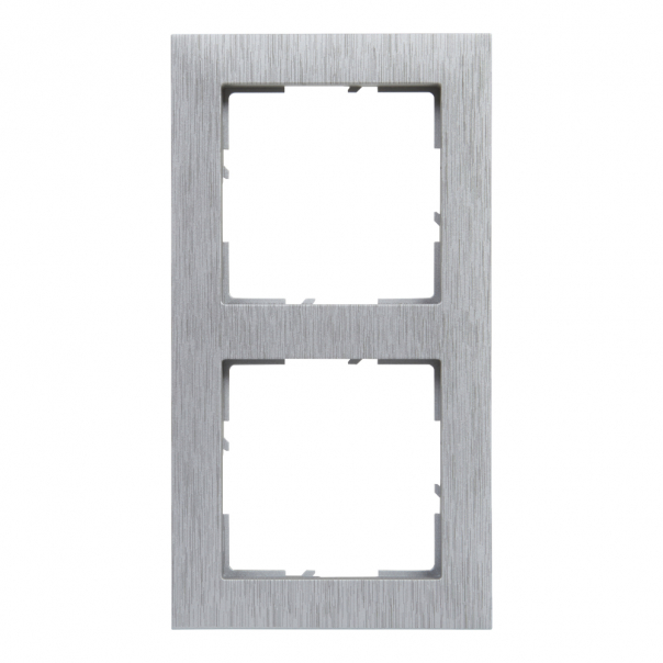 RAMKA - 2X ALUMINIUM SZCZOTKOWANE SUNO - 721562 - LEGRAND