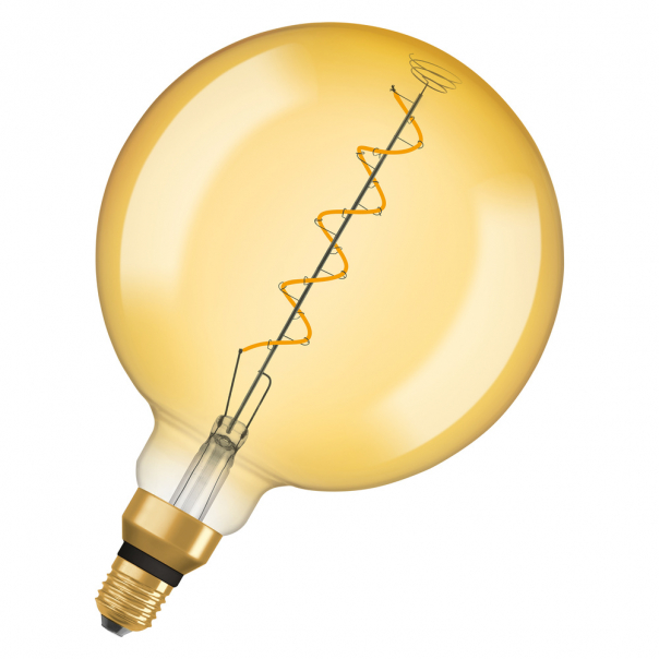 Vintage 1906 LED CL GLOBE200  FIL GOLD 28 non-dim  5W/820 E27 - 4058075092013 - LEDVANCE