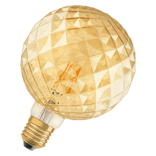 Vintage 1906 LED CL PINECONE  FIL GOLD 40 non-dim  4,5W/825 E27 - 4058075092037 - LEDVANCE
