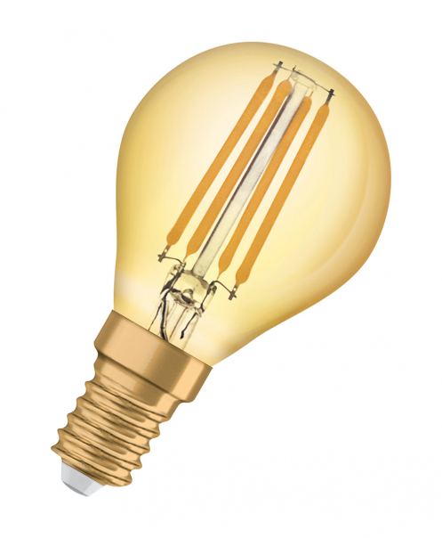 Vintage 1906 LED CL P  FIL GOLD 35 non-dim  4W/825 E14 - 4058075293496 - LEDVANCE