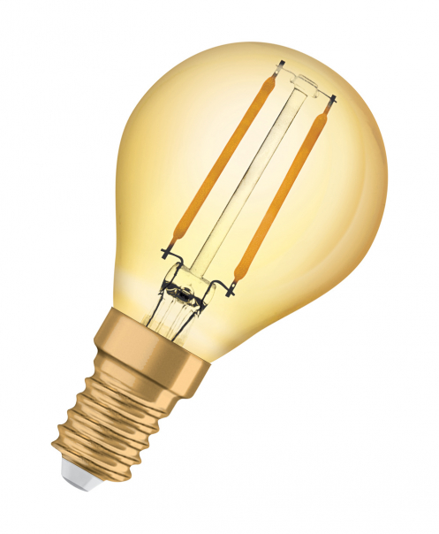 Vintage 1906 LED CL P  FIL GOLD 22 non-dim  2,5W/824 E14 - 4058075290815 - LEDVANCE