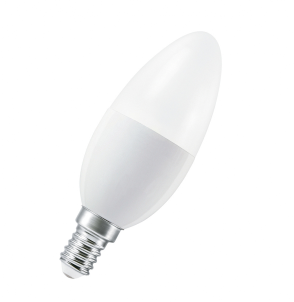 LED STAR+ CL B RGBWFR 40 dimmable via remote control 4,9W/827 E14 - 4058075430853 - LEDVANCE