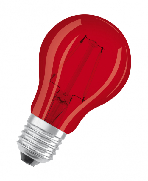 LED STAR CL A Red 15 non-dim 2,5W E27 - 4058075433946 - LEDVANCE