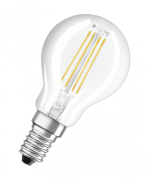 LED VALUE CL P FIL 40 non-dim 4W/827 E14 - 4058075438590 - LEDVANCE
