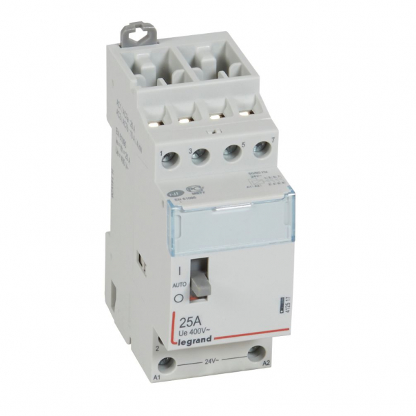 STYCZNIK MODUŁOWY SM 425 25A 24V 4NO Z MANIPULATOREM - 412517 - LEGRAND