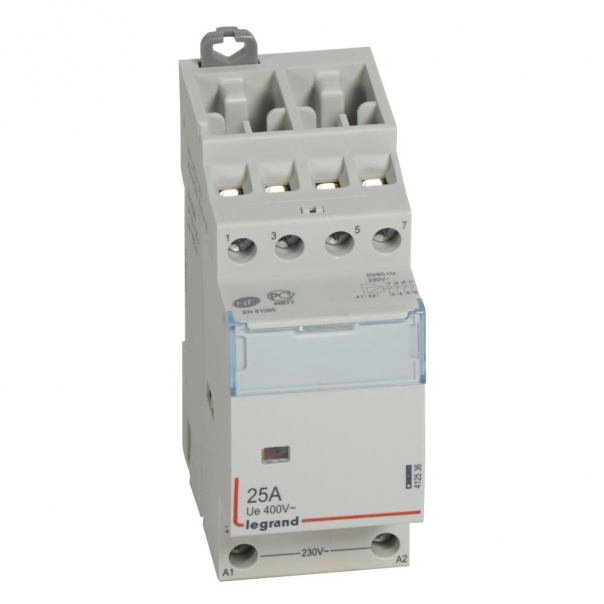 STYCZNIK MODUŁOWY 25A AC1 4 BIEGUNY 4NC STEROWANIE 230V AC SM425 - 412536 - LEGRAND