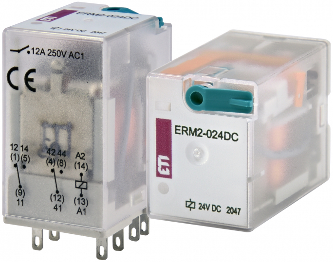 PRZEKAŹNIK 2 STYKOWY 24V DC ERM2-024DC - 002473000 - ETI