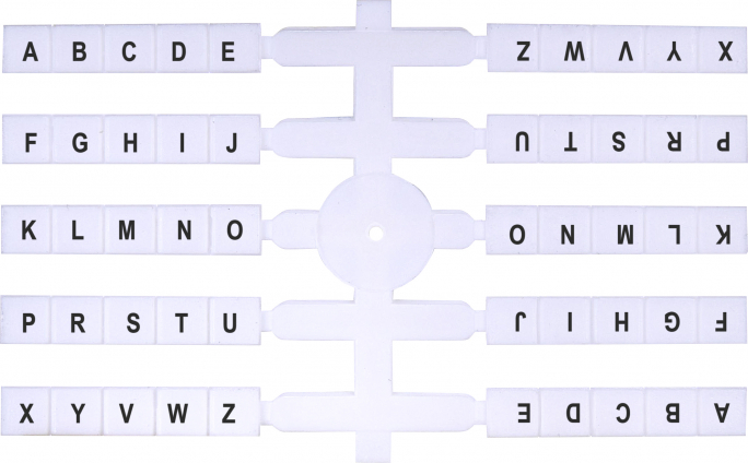 OZNACZNIK ELASTYCZNY (10 X 20 SZT.) EO3 A-Z WITHOUT Q - 003901812 - ETI