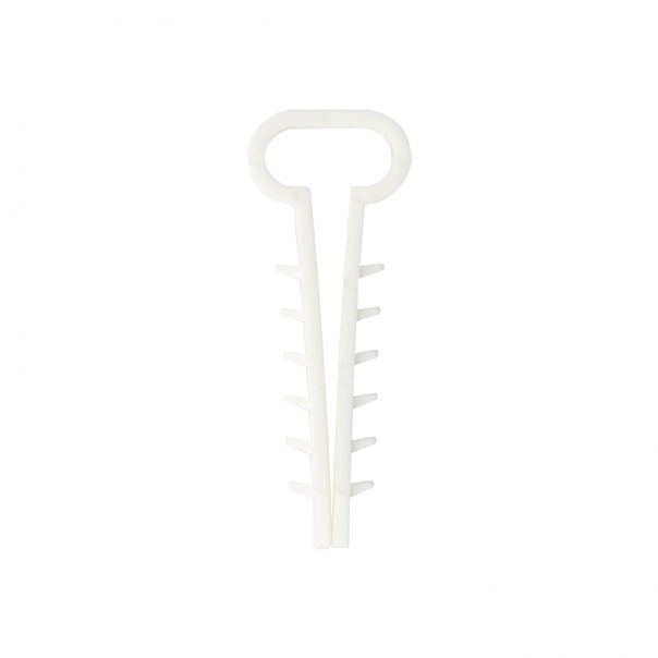 UCHWYT SZYBKIEGO MONTAŻU PŁASKI USMP-3 3X2,5MM BIAŁY /100SZT/ - 16.2 - ELEKTROPLAST OPATÓWEK
